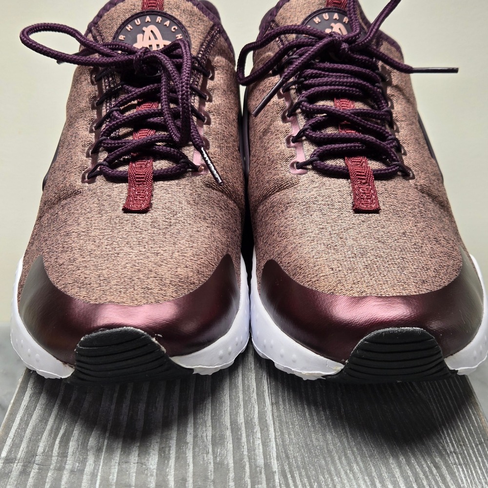 Nike Air Huarache Sneakers Womens Sz 8.5 Port Wine Ultra Running Shoes Excellent - Picture 11 of 11